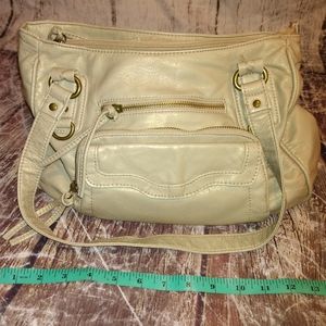Bueno shoulder bag soft leather organizing beige